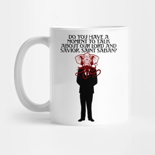 Crimson Missionary Saint Saban Mug